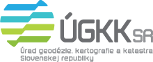 Geodesy, Cartography and Cadastre Authority of Slovak Republic (UGKK SR) logo