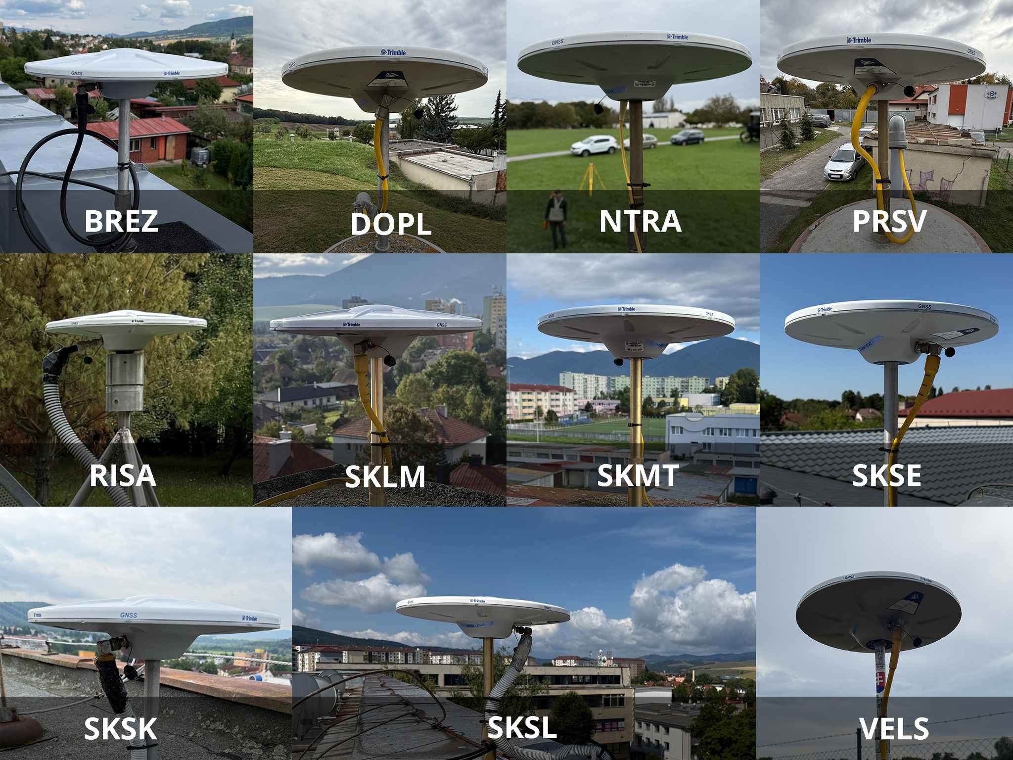 Nové antény na referenčných staniciach